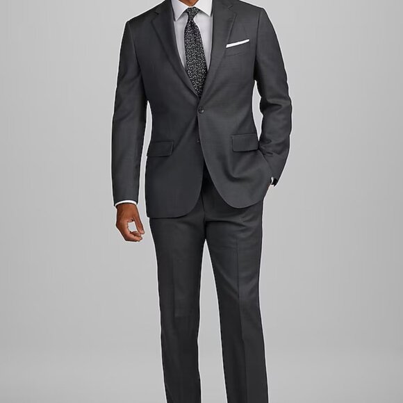 Joseph Abboud Tailored Fit GREY Suits 40R - Picture 1 of 3